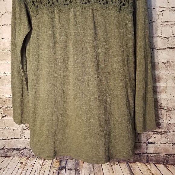 Umgee Women's Shirt Green Size Small - Picture 2 of 6